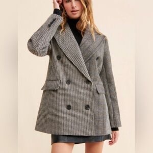 Avec Les Filles | Mix Print Blazer